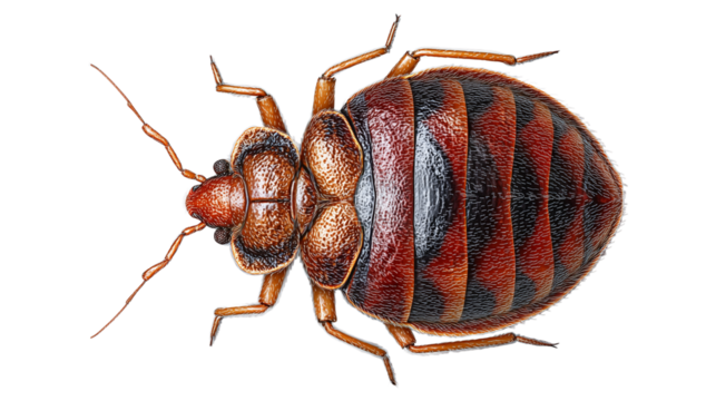  Bed Bug on Transparent Background