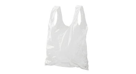 plastic bag isolated on white background