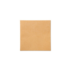 A plain, square, brown cardboard box, typically used for packaging or storage.