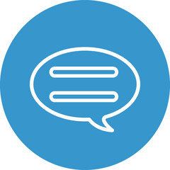 SMS Vector Line White Circles Multicolors