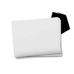 A stack of blank sheets of paper, ready for notes, drawings, or printing.