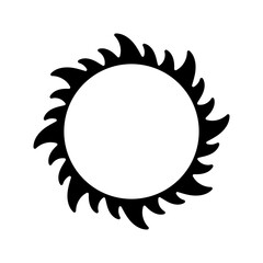 Sunshine icon vector. Rays of the sun illustration sign. Solar corona symbol. Sun web icon. Shine symbol design for web and app.