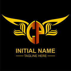 CP Golden Wing Emblem Logo