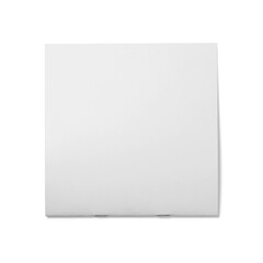 A blank square sheet of paper, symbolizing creativity and potential for ideas.