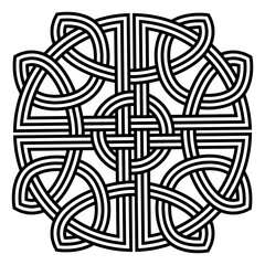 celtic knot trinity on white background for tattoo symbol religion icon logo. vector illustration