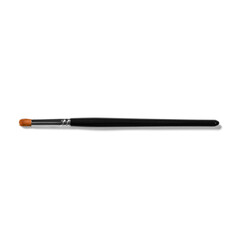 A makeup brush with a tapered tip, designed for precise application of cosmetics.