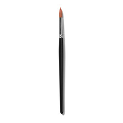 A slim paintbrush with a fine tip, ideal for detailed painting and artistic work.
