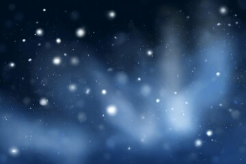 Fototapeta premium Abstract winter night sky