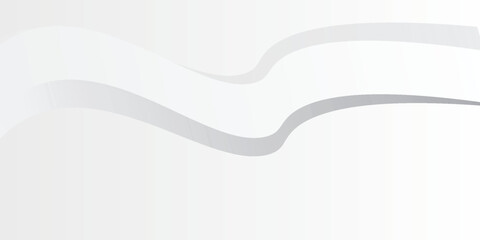 Obraz premium Modern abstract white background with gradient color and artistic dynamic line decoration