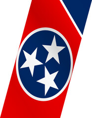 Stylized flag of Tennessee