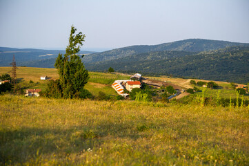 house in the mountains