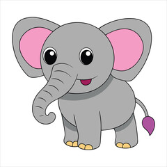 World elephant day social media post banner template for wildlife nature
