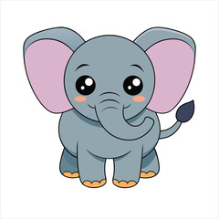 World elephant day social media post banner template for wildlife nature