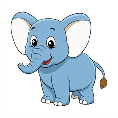 World elephant day social media post banner template for wildlife nature