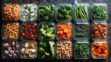 A clear instructional guide for preparing a diabetes-friendly meal using the reverse eating order: begin with a pre-meal box of vegetables, proteins, and fats, then consume carbohydrates separately...