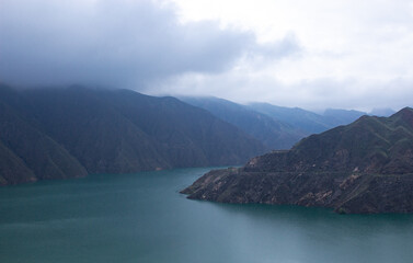 lake in mountains