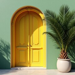entrance to the house