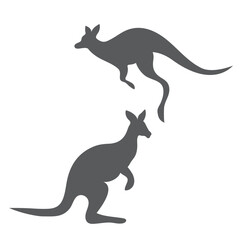 kangaroo icon illustration isolated vector sign symbol