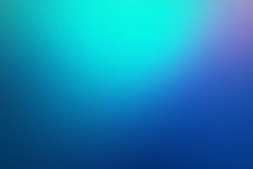Obraz premium Gradient background bright turquoise to deep navy blue fade