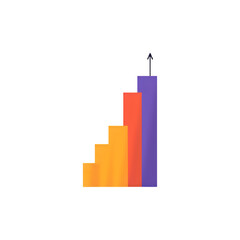 Ascending Bar Chart: Growth, Progress, and Success Visualization
