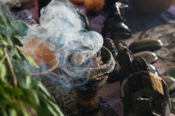 Coba, Mexico. Items used for Mayan cleansing ritual