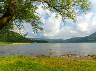 Miedzybrodzkie Lake before the tourist season, southern Poland