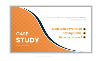 Professional business PowerPoint presentation slides template design. Infographic elements template set for web, print, annual report use for modern company profile