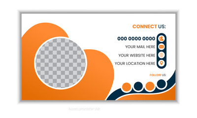 Professional business PowerPoint presentation slides template design. Infographic elements template set for web, print, annual report use for modern company profile