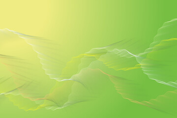 abstract green flowing background