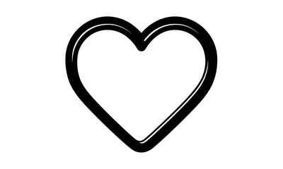 Heart icon, love symbol, vector illustration, isolated on transparent background, icon for app or web site, romantic sign, red heart clipart, flat design style, emotional icon.