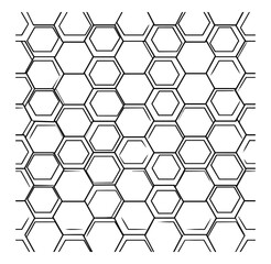 Vector illustration of honeycomb background, geometric hexagons, seamless pattern, abstract structure, hex design, beehive texture, hexagon shapes, minimal wallpaper.