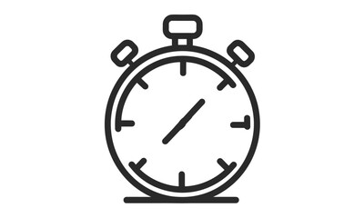 Timer icon with stopwatch, countdown clock, counter symbol, stopwatch timer, clock face, time tracking, alarm clock icon, vector illustration, png, time management concept.