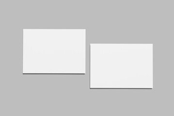 Postcard blank mockup