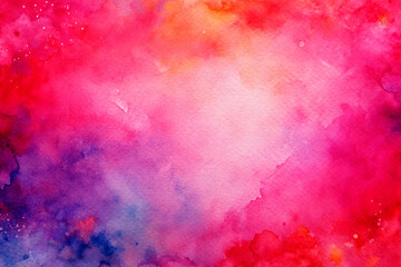 A vibrant abstract watercolor background featuring a beautiful gradient of pink and purple hues, with artistic splashes and blending. Perfect for creative designs, invitations, and digital art.