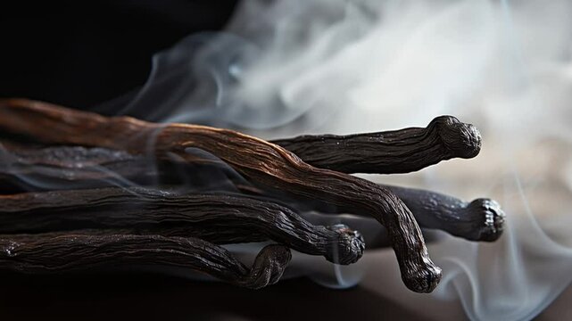 smoked vanilla pods	
