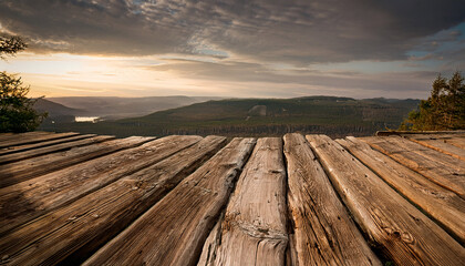 Obraz premium rustic timber history
