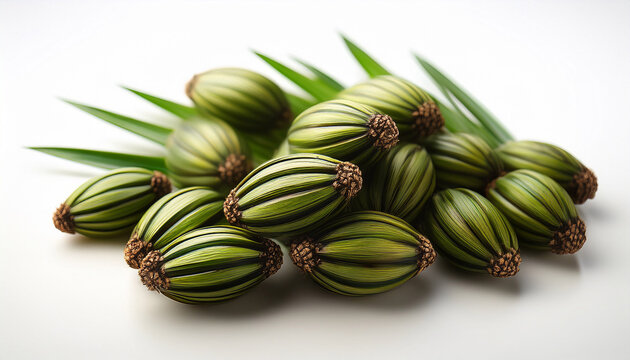 seeds of sea pandanus or screw pine plant tree pandanus tectorius or pandanus odoratissimus