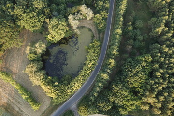 Vue aérienne - Montgolfière