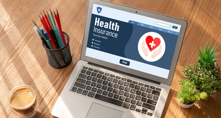 Health insurance web site modish registration system for easy form filling