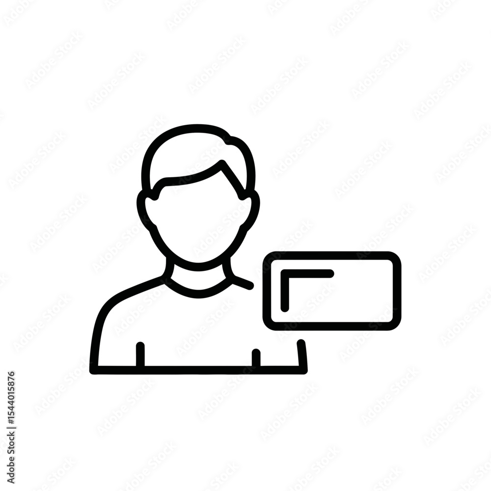 Poster blockchain technology user interacting with digital interface