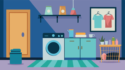 washing machine and clothes
