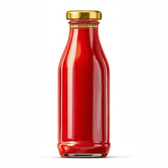 A vibrant bottle of ketchup