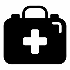 Obraz premium first aid kit icon