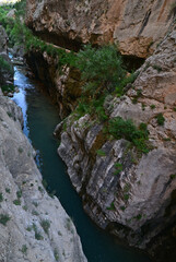 Obraz premium A view from Suhul Valley in Gurun, Sivas, Turkey.