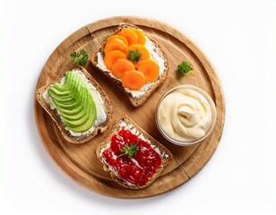 spreads natural yummy white isolated