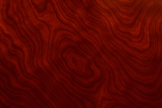 Ultra-high-resolution seamless polished cherry wood texture featuring rich red-brown hues, smooth flowing grain patterns, and subtle luster. Ideal for interior design mockups, furniture renders
