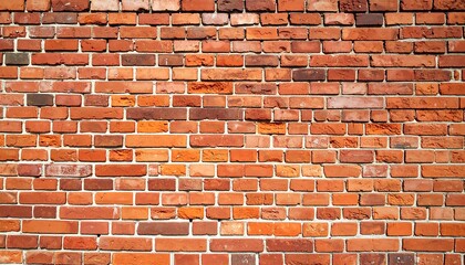 Red Brick Wall Texture Background.