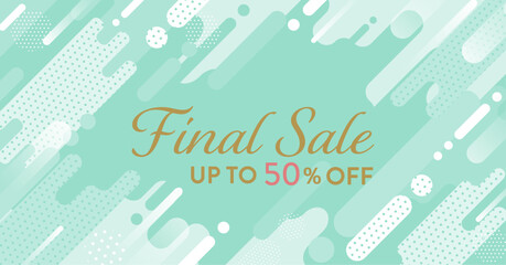 ポップでかわいい、メンフィス背景素材 ( フレーム　見出し　タイトル　メンフィス　チラシ　セール )  © onda