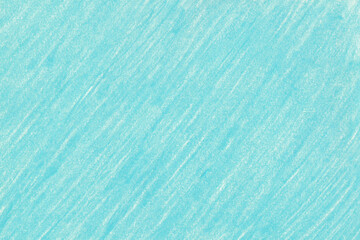 Paper painted with blue dry pastel. Blue abstract background with chalk.