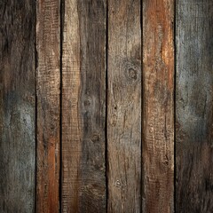 Rustic and weathered wooden planks, perfect for backgrounds. The textures and tones create a vintage feel